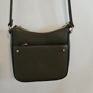 Green cross body purse